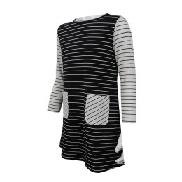 KD026 Group-made children's long-sleeved fashion style Custom-made contrast color striped children's fashion models Children's fashion production center KD026 Group-made children's long-sleeved fashion style Custom-made contrast color striped children's fashion models Children's fashion production center